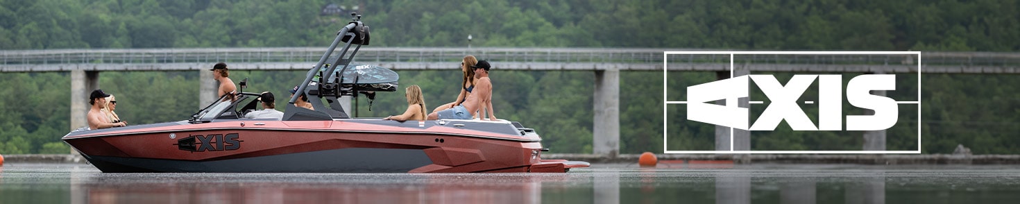 Axis Wake Boat on the Water